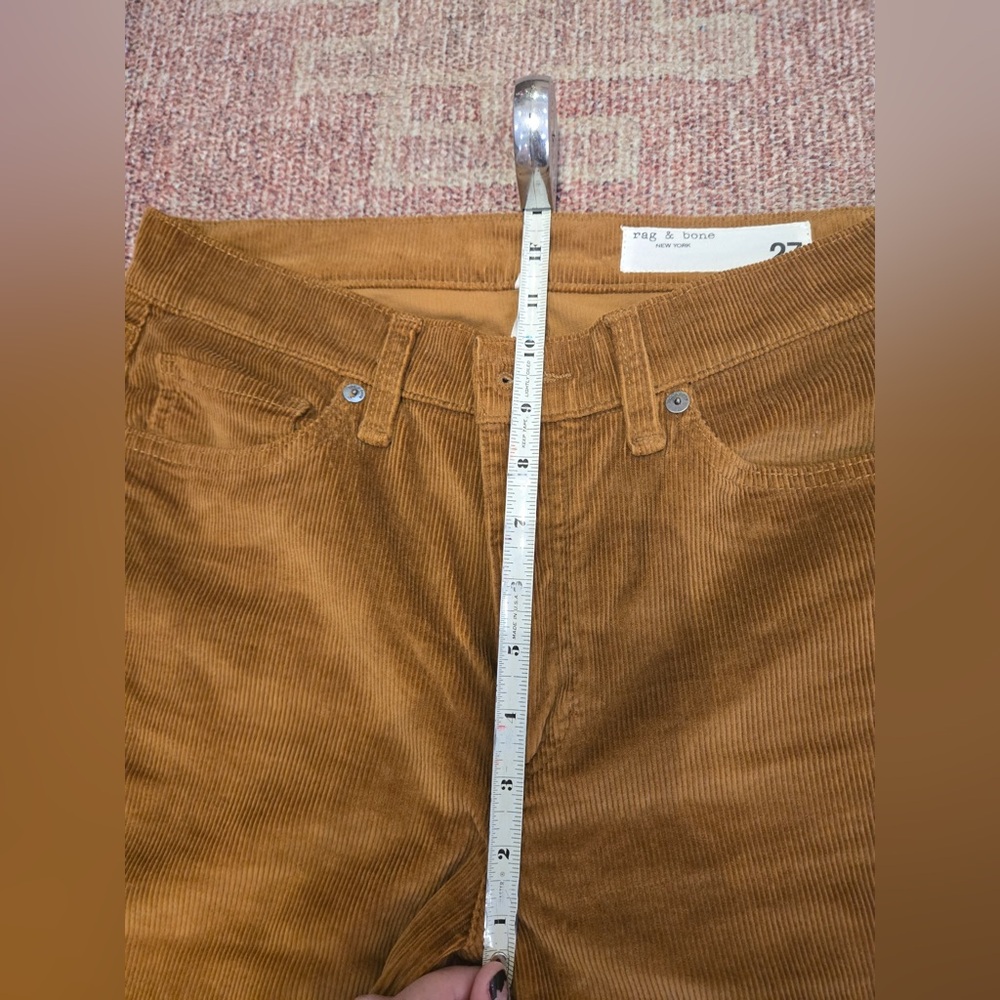 Rag and Bone camel corduroy size 27 long boot cut like new - Picture 6 of 9